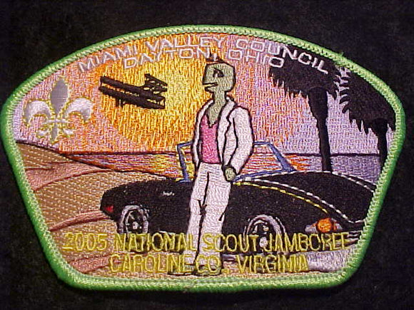 2005 NJ, MIAMI VALLEY COUNCIL, DAYTON, OHIO, NEON GREEN BDR.