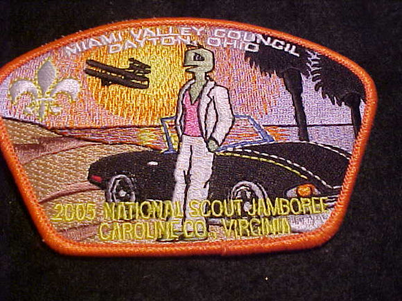 2005 NJ, MIAMI VALLEY COUNCIL, DAYTON, OHIO, NEON ORANGE BDR.