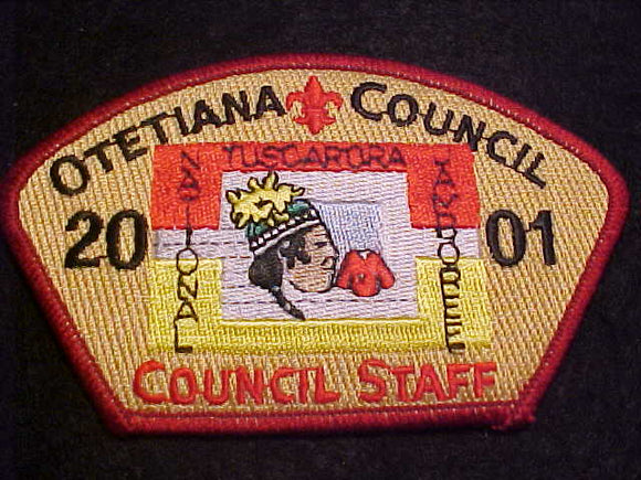 2001 NJ, OTETIANA COUNCIL, COUNCIL STAFF