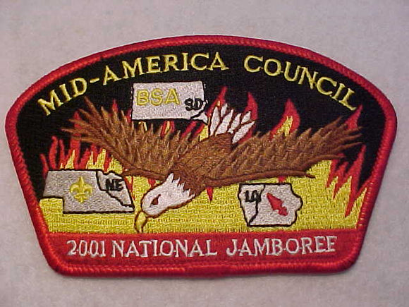 2001 NJ, MID-AMERICA C., RED BORDER