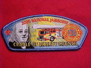 2005 NJ, CRADLE OF LIBERTY C., TROOP 135, FIRE TRUCK