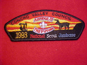 1993 NJ, CONCHO VALLEY COUNCIL PATCH
