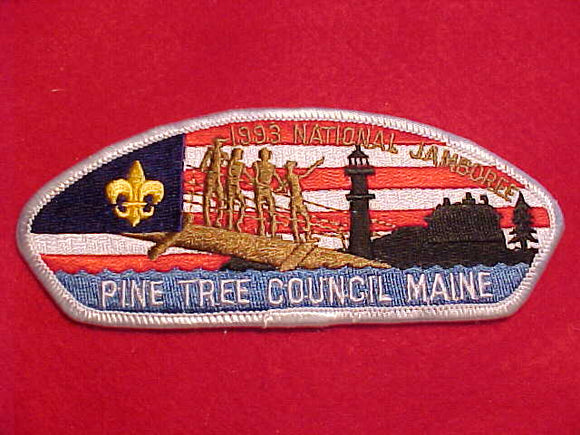 1993 NJ, PINE TREE COUNCIL PATCH, MAINE