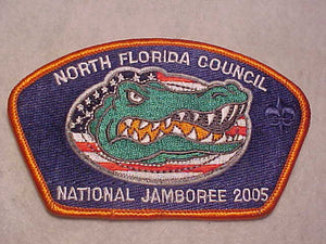 2001 NJ, NORTH FLORIDA COUNCIL, FLORIDA GATORS, BLUE GHOSTED FDL