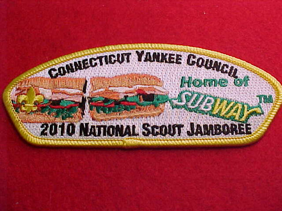 2010 CONNECTICUT YANKEE, HOME OF SUBWAY SANDWICH