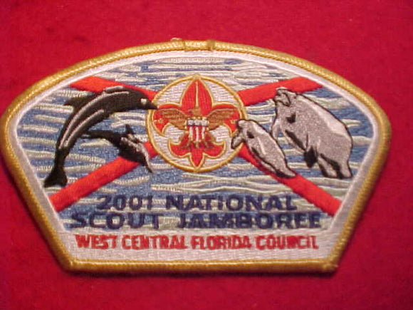 2001 NJ, WEST CENTRAL FLORIDA COUNCIL, GOLD BDR.