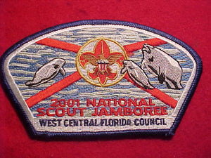 2001 NJ, WEST CENTRAL FLORIDA COUNCIL, BLUE BDR.