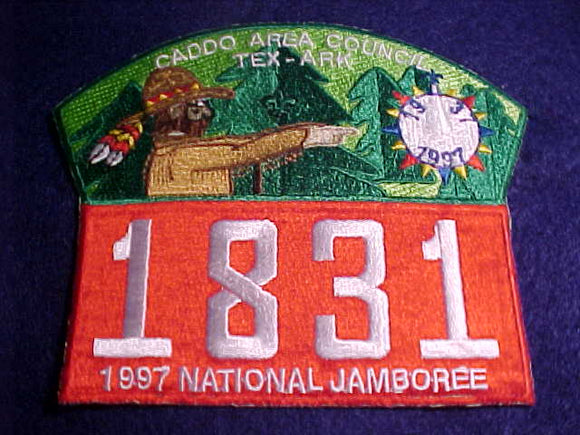 1997 JSP, CADDO AREA C., GREEN/RED CUT EDGE