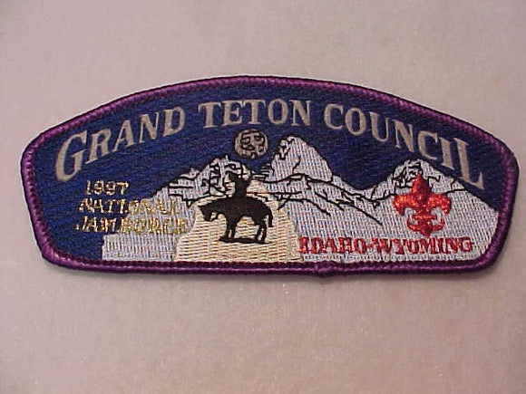 1997 JSP, GRAND TETON C., IDAHO-WYOMING, PURPLE BDR.