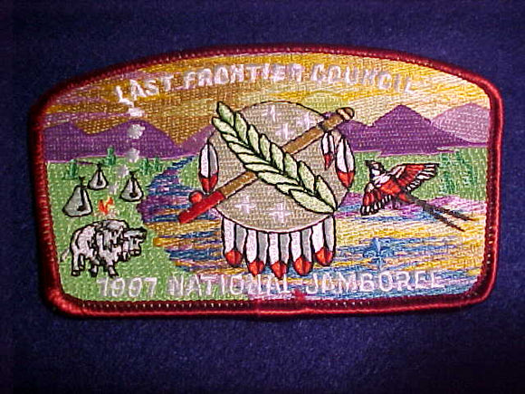 JSP, 1997 LAST FRONTIER, BURGUNDY BORDER