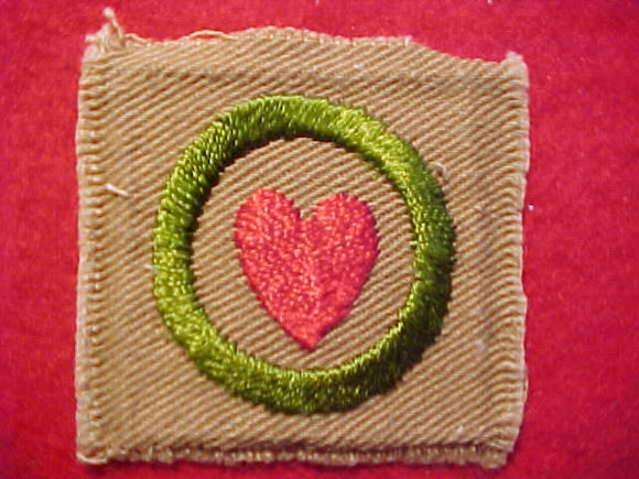 PERSONAL HEALTH SQUARE MERIT BADGE, 45 X 45MM