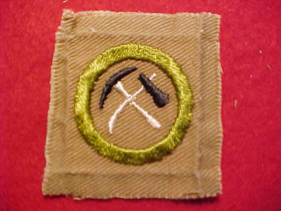 PIONEERING SQUARE MERIT BADGE, 45 X 50MM