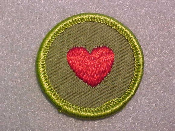 PERSONAL FITNESS, ROLLED EDGE TWILL BACKGROUND MERIT BADGE