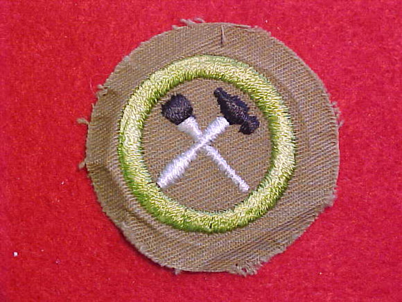 HOME REPAIRS MERIT BADGE, FINE TWILL, WWII ISSUE, MINT