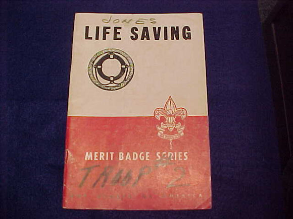 Life Saving, Type 5B, copyright 1944, April 1946 printing, fair cond.