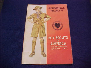 Personal Health, Type 4, copyright 1942, July 1942 printing, good cond.-small tear in cover