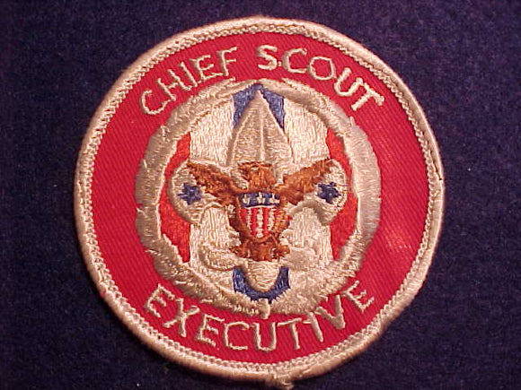 PATCH, CHIEF SCOUT EXECUTIVE, WORN BY JERE RATCLIFF, USED