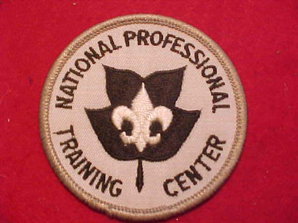 PATCH, NATIONAL PROFESSIONAL TRAINING CENTER