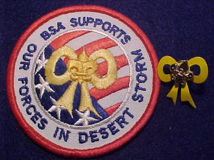 PATCH, OPERATION DESERT STORM BSA PATCH+PIN