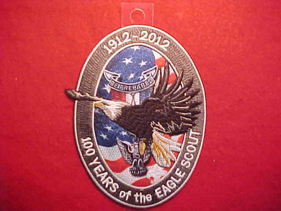 PATCH, 1912-2012, 100 YEARS OF THE EAGLE SCOUT, 4.25X6
