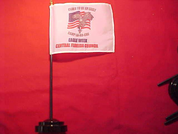 BSA FLAGW/ STAND, CENTRAL FLORIDA C., CAMP LA-NO-CHE EAGLE WEEK