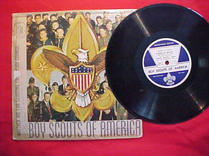 RECORD, "THE ORDER OF THE ARROW (SYMBOL OF SERVICE)", RECORD SLEEVE POOR COND./RECORD EXCELLENT COND.