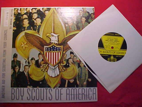 RECORD, 33 1/3 RPM, 1973, NATIONAL COUNCIL ANNUAL MEETING, MINNEAPOLIS, 7