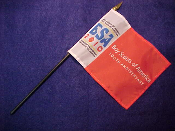 DESK FLAG, 2010, BSA 100TH ANNIV.