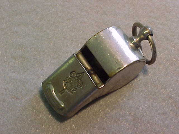 WHISTLE, 1930'S ISSUE, BSA FIRST CLASS LOGO, USED