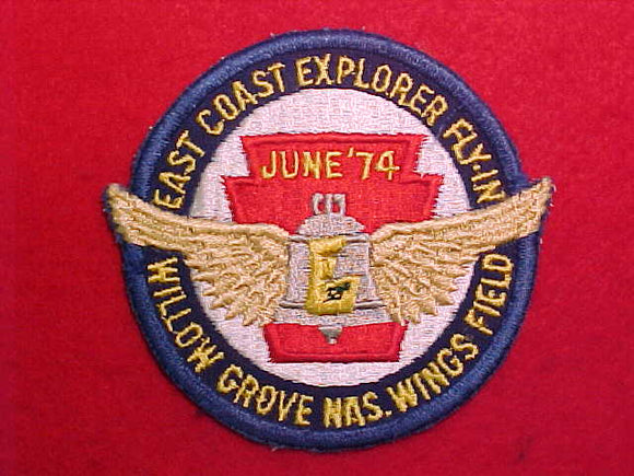 PATCH, 1974 EAST COAST EXPLORER FLY-IN, WILLOW GROVE NAS WINGS FIELD