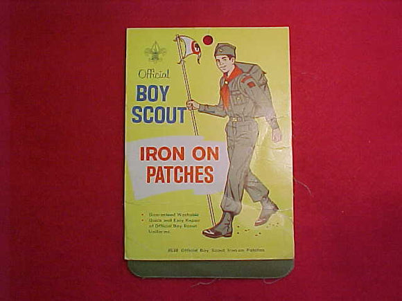 PATCHES, BOY SCOUT OFFICIAL IRON ON FOR UNIFORM REPAIR, ORIGINAL PACKAGING