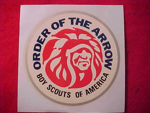 OA LOGO DECAL, MGM INDIAN DESIGN, 1970'S-80'S