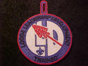 OA PATCH, LODGE LEADERSHIP DEVELOPMENT, TRAINED, 3" ROUND