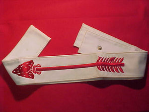OA ORDEAL SASH, 1960'S, 55", USED-EXCELLENT COND.