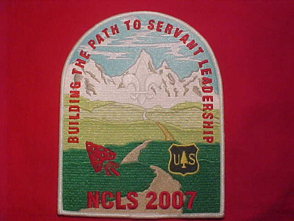 OA NCLS JACKET PATCH, 2007, U. S. FOREST SERVICE, 5 X 6.25