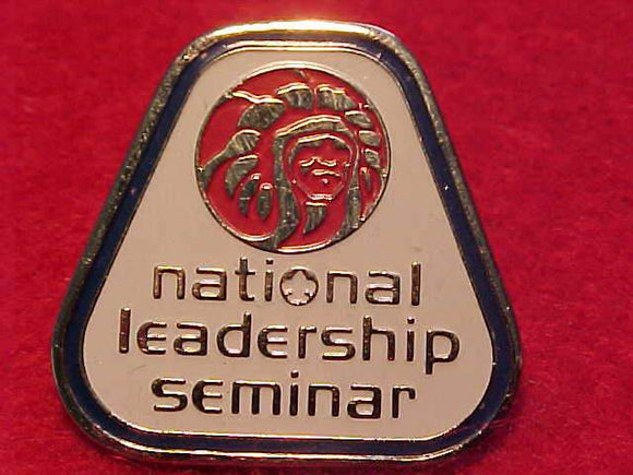 OA PIN, 1980'S, NATIONAL LEADERSHIP SEMINAR, BLUE BDR.