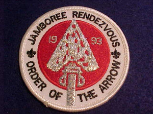 OA PATCH, 1993, JAMBOREE RENDEZVOUS