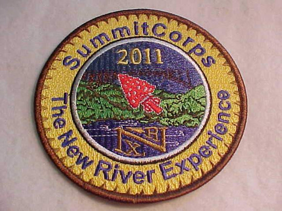 OA PATCH, 2011, SUMMIT CORPS:  THE NEW RIVER EXPERIENCE, NO BUTTON LOOP