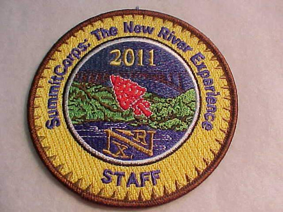 OA PATCH, 2011, SUMMIT CORPS:  THE NEW RIVER EXPERIENCE, STAFF, NO BUTTON LOOP