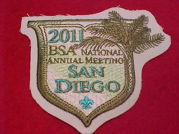 2011 BSA NATIONAL ANNUAL MEETING PATCH, SAN DIEGO
