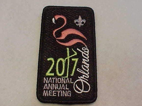 2017 BSA NATIONAL ANNUAL MEETING PATCH, ORLANDO
