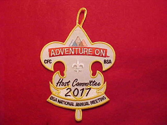 2017 HOST COMMITTEE PATCH, BSA NATIONAL ANNUAL MEETING