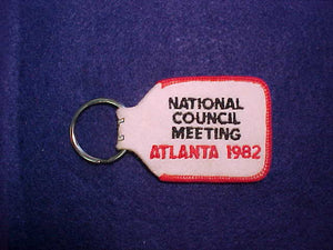 BSA 1982 NATIONAL COUNCIL MEETING,ATLANTA KEYCHAIN