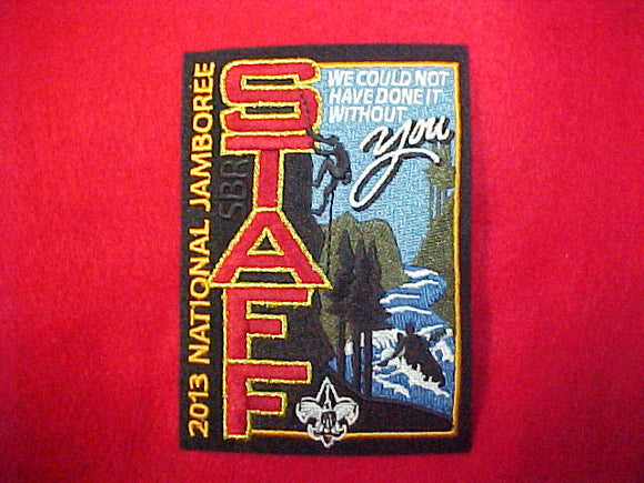2013 Staff Patch, Official Issue