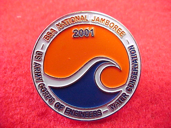 2001 pin, u.s. army corps of engineers water conservation