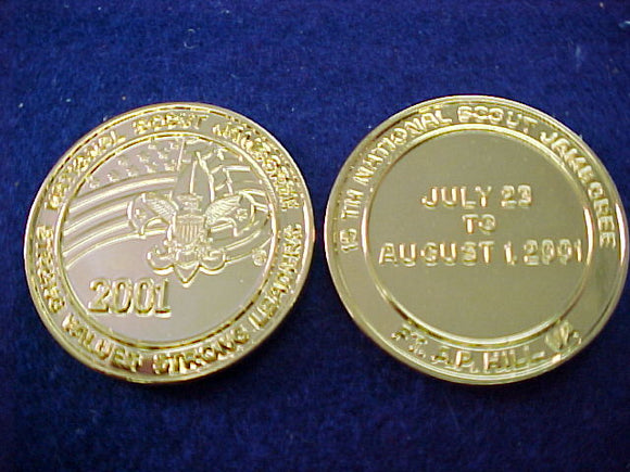 2001 token, gold color, official