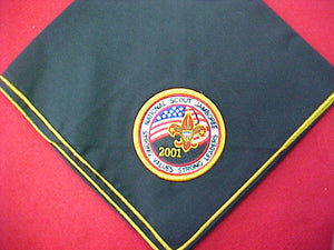 2001 neckerchief, adult leader, yellow border