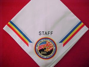 2001 neckerchief, staff, official issue