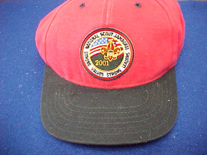 2001 baseball cap, staff, mint