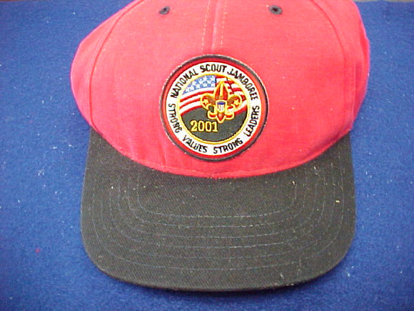 2001 baseball cap, staff, mint